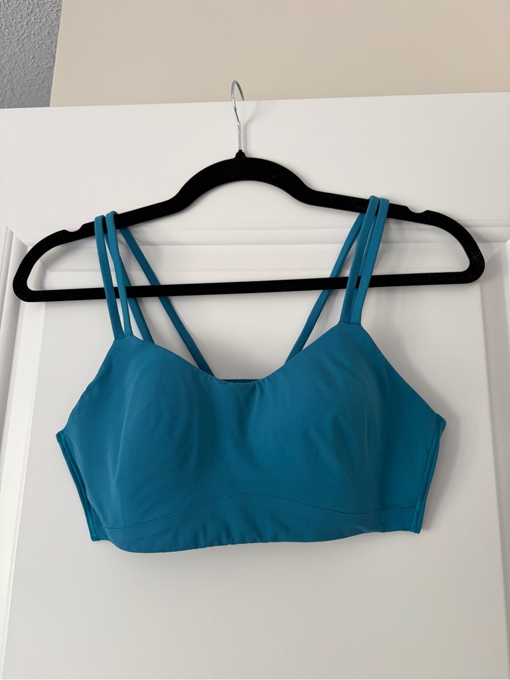 lululemon athletica Like a Cloud Teal Double-Strap Sports Bra